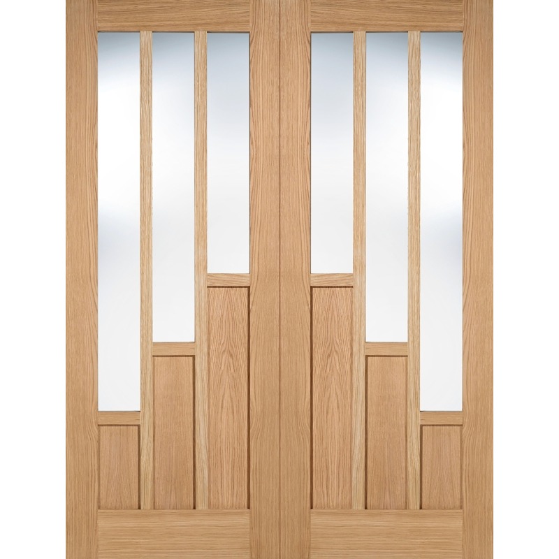 Internal Pre-Finished Oak Coventry Door Pairs